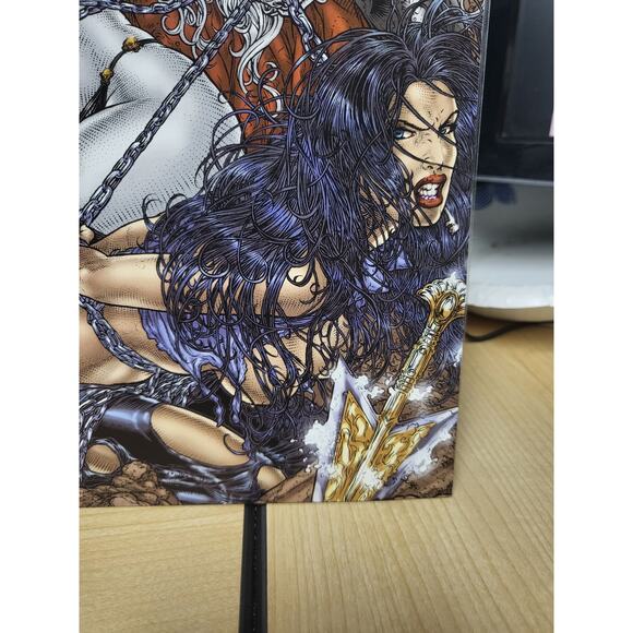 Lady Death vs. Pandora #1 2007 RARE Bondage Cover Variant Brian Pulido NM Avatar - Picture 4 of 6